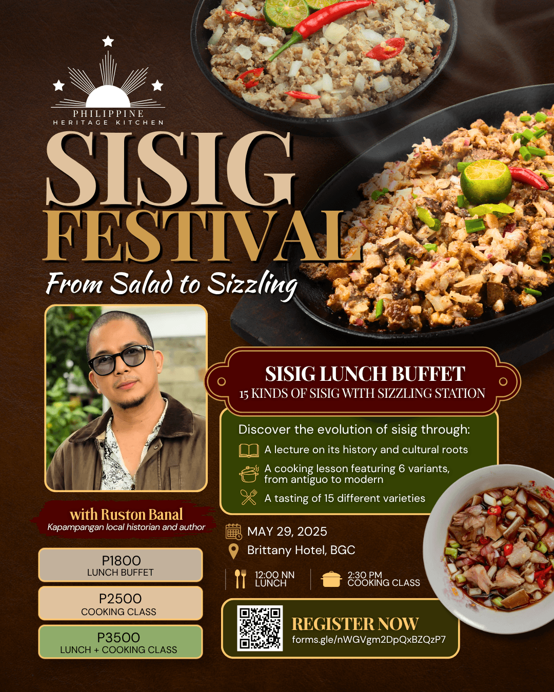 Featured culinary heritage event